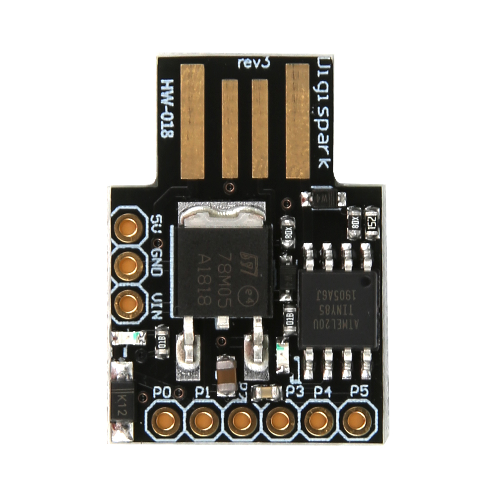 Микроконтроллер Digispark ATTINY85, USB